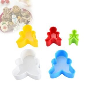 Man shaped plastic cookie mould