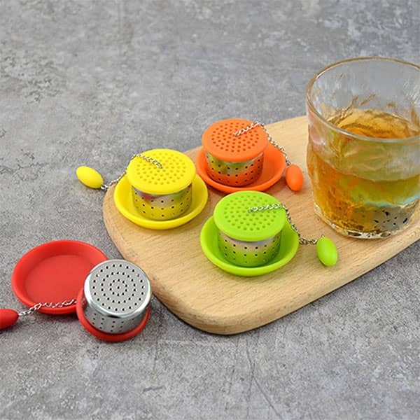 Bag shaped silicone tea infuser