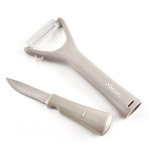 Peeler with knife set