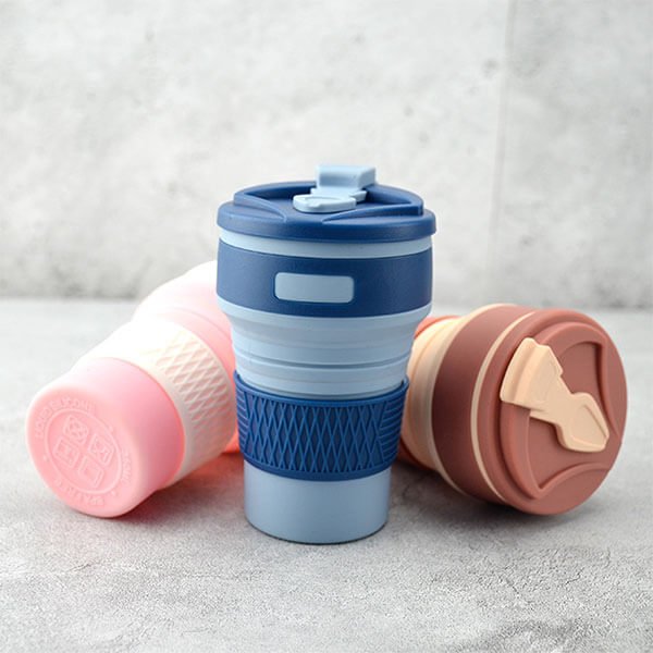 Silicone coffee cup