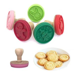 Silicone cookie stamp