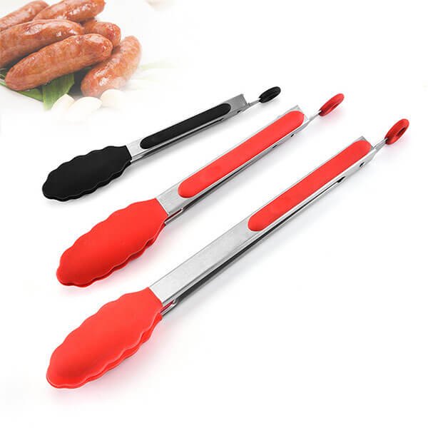 Silicone food tong