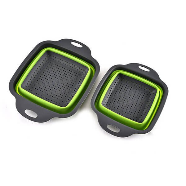 Square water filter basket